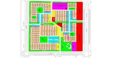 Layout of Delta-I Greater Noida